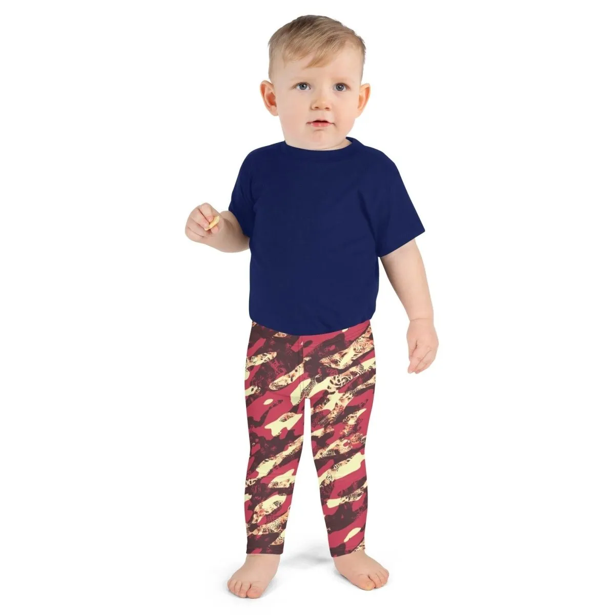 Red Camouflage Kid's Leggings