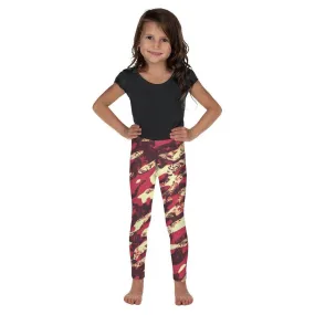 Red Camouflage Kid's Leggings