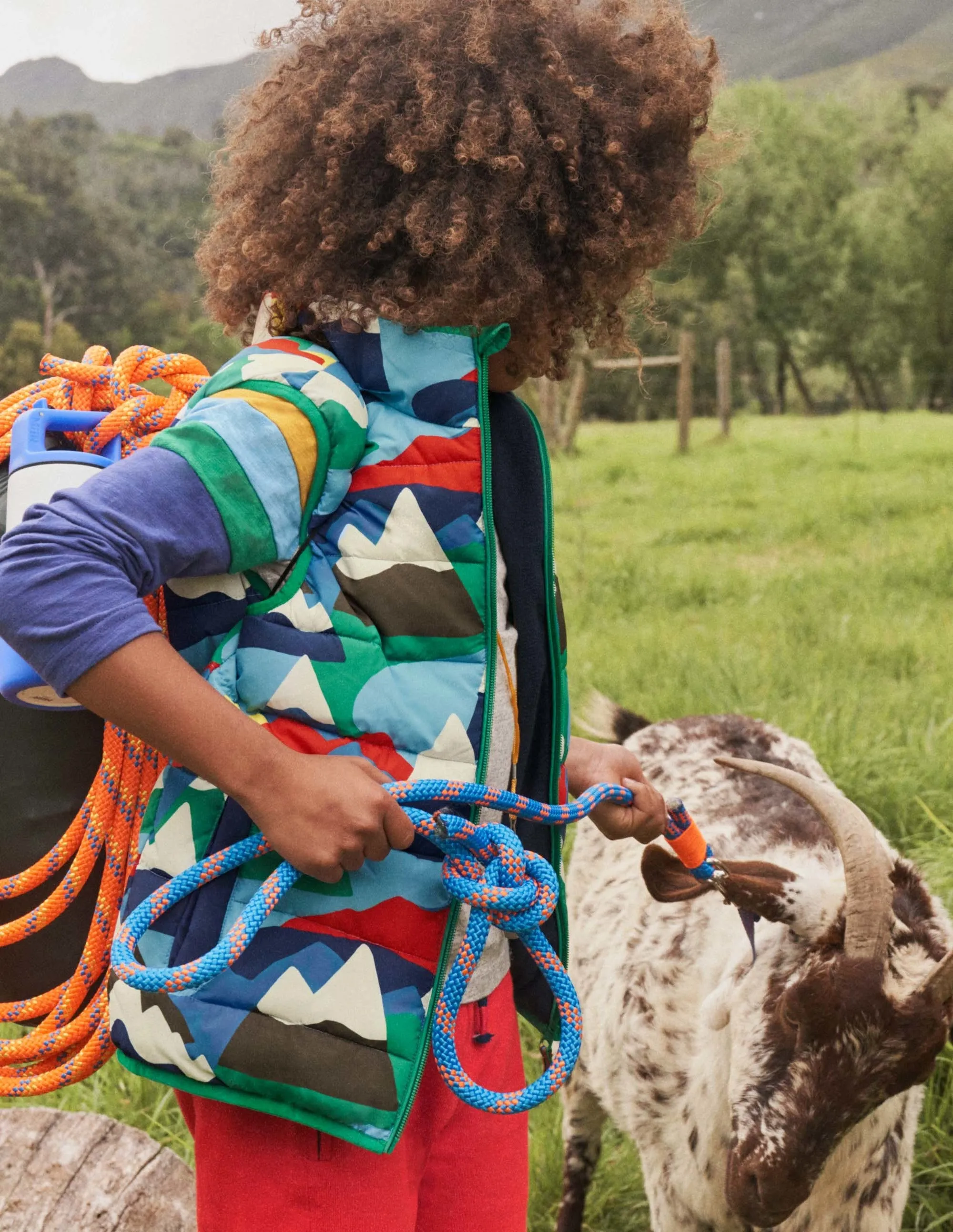 Reversible Gilet-Multi Mountain Camouflage