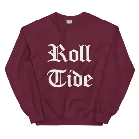 Roll Tide Alabama Maroon Vintage Sweatshirt