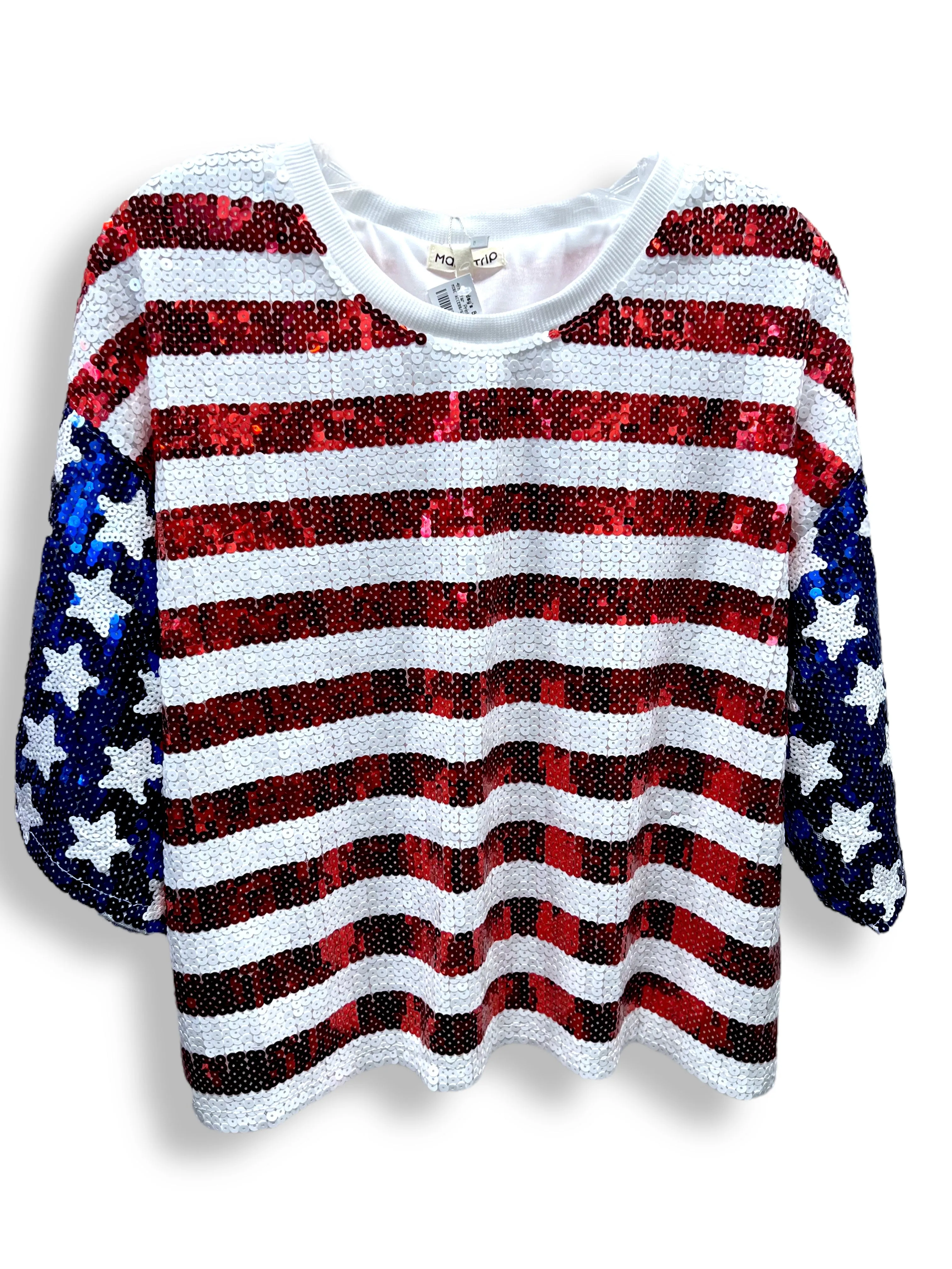 Sequin Stars and Stripes Top
