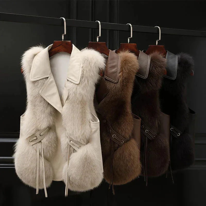 Sophia - Faux Fur Gilet