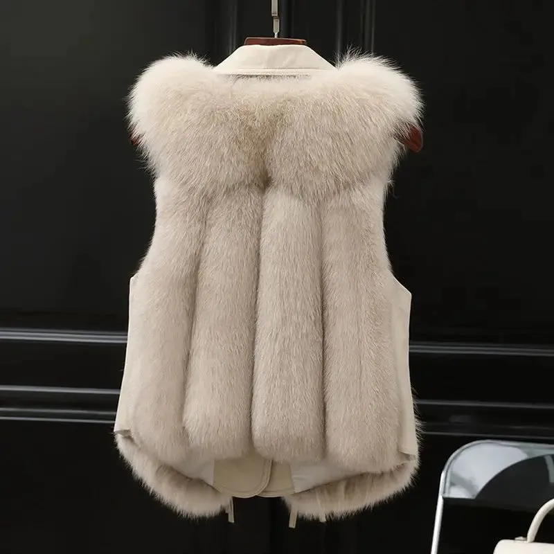 Sophia - Faux Fur Gilet
