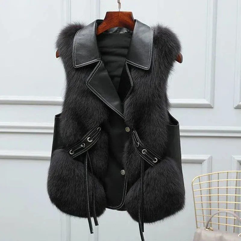 Sophia - Faux Fur Gilet