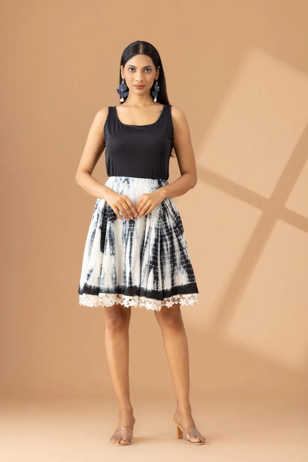 Sunset Whirl Circular Skirt
