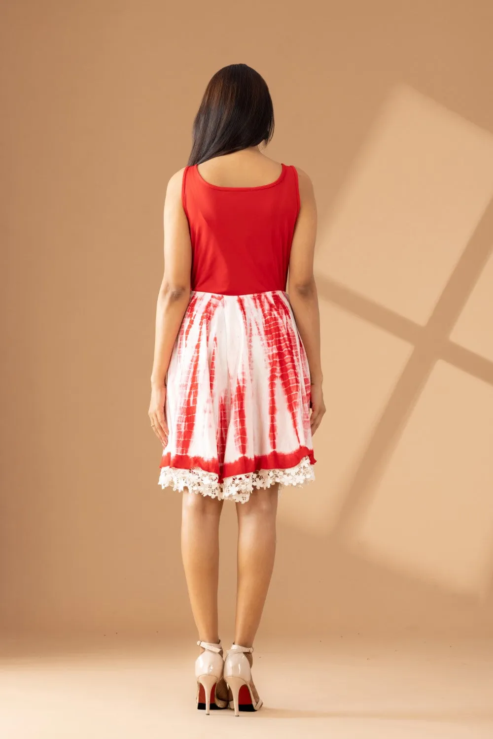 Sunset Whirl Circular Skirt