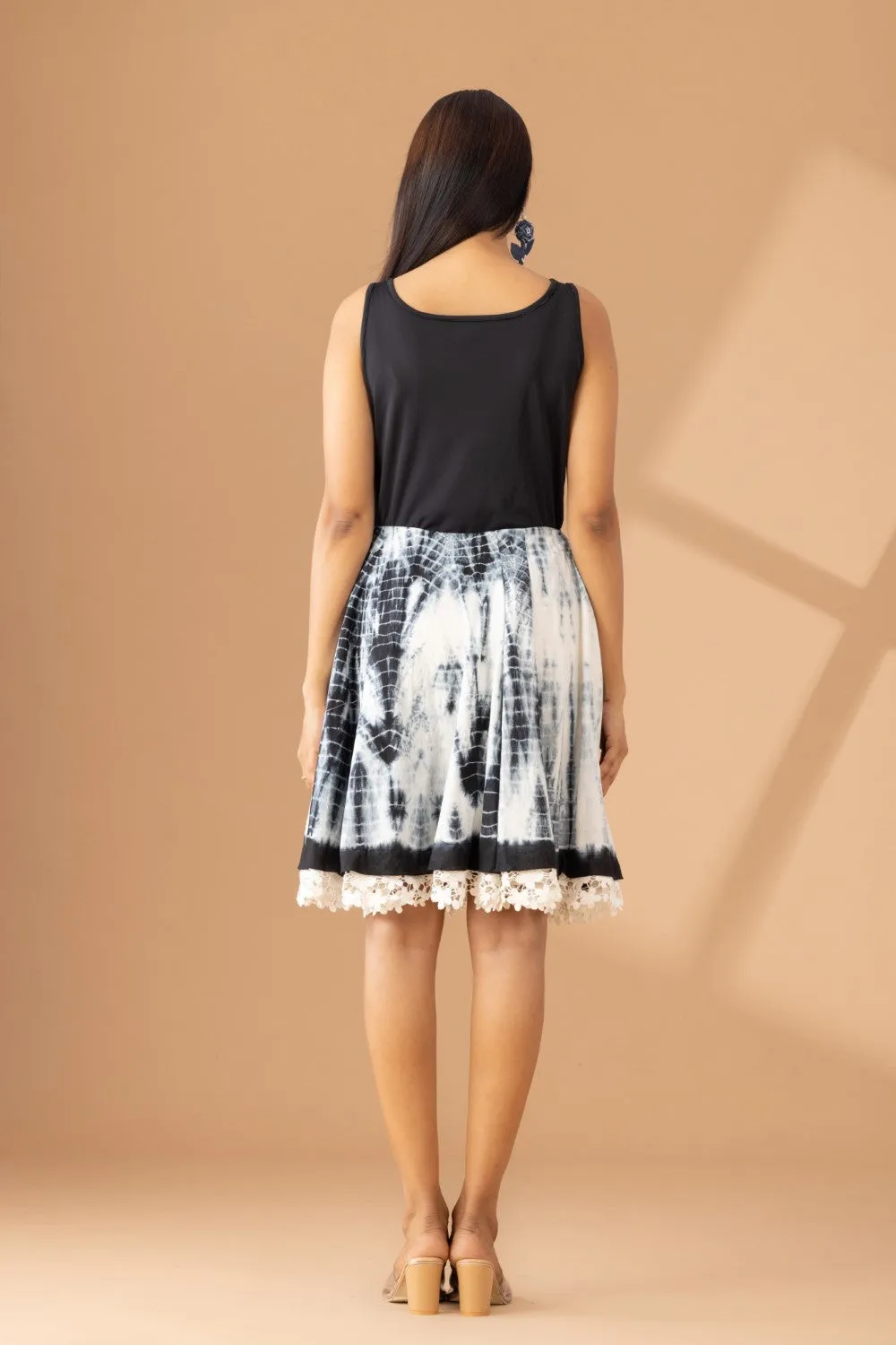 Sunset Whirl Circular Skirt