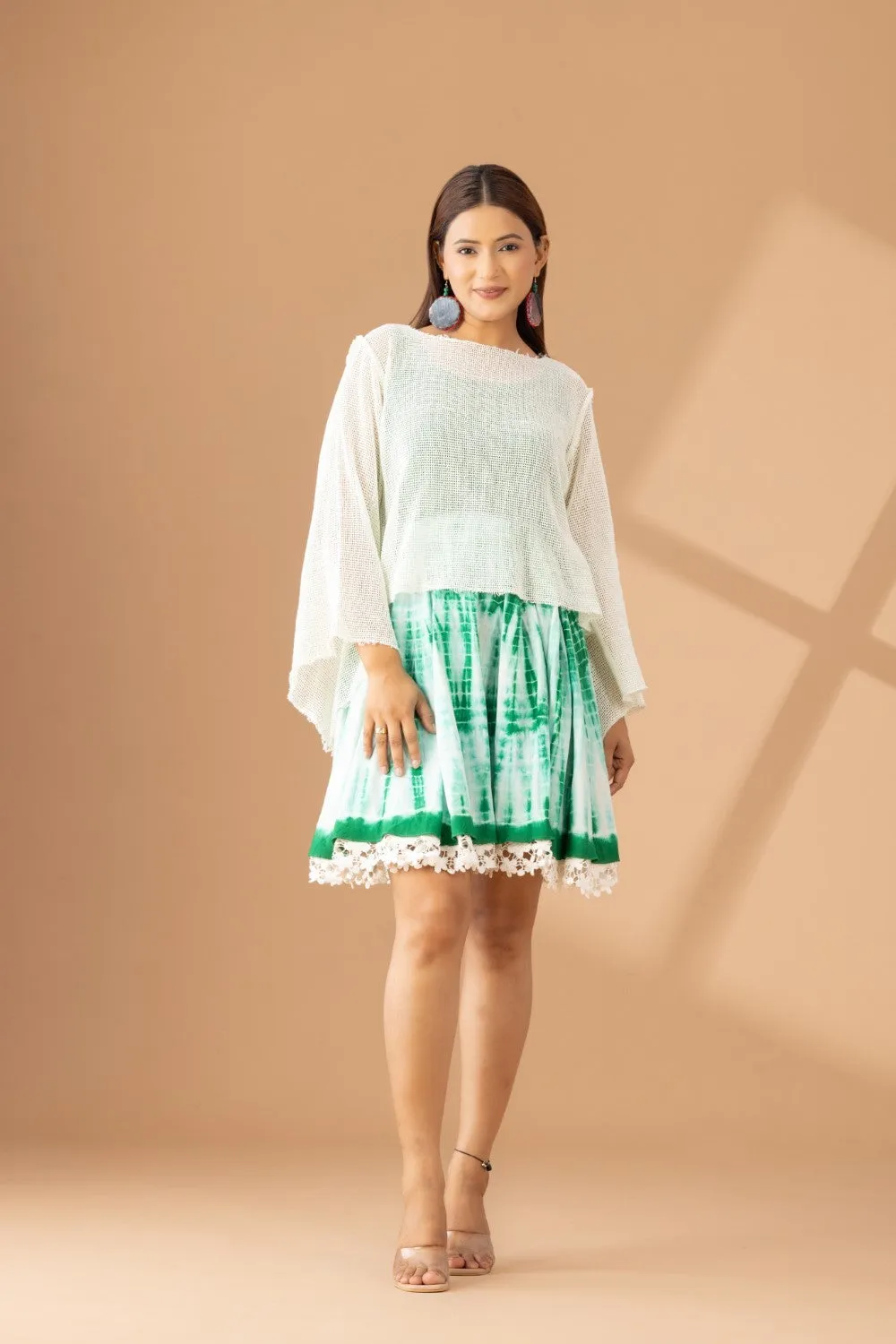 Sunset Whirl Circular Skirt