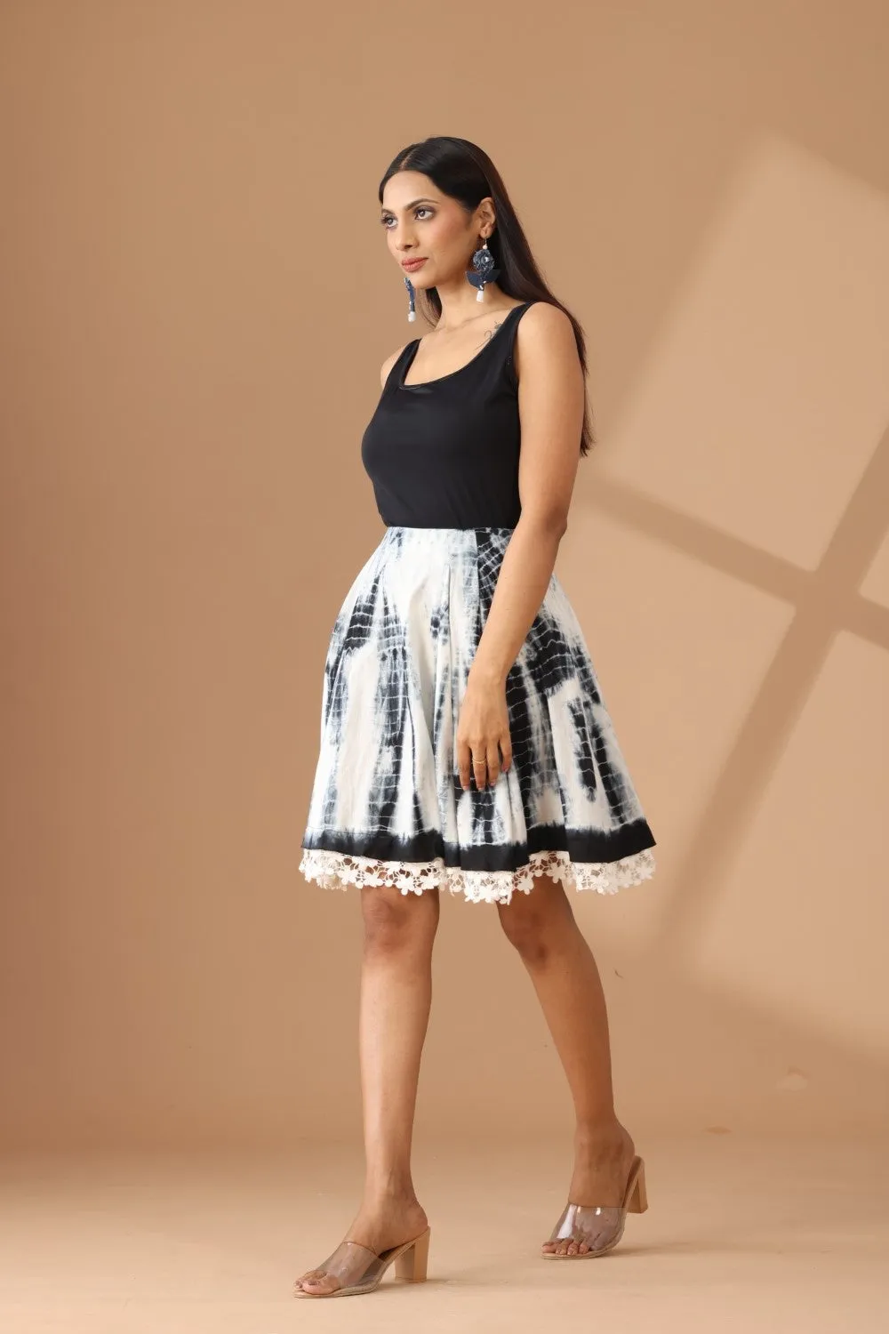 Sunset Whirl Circular Skirt