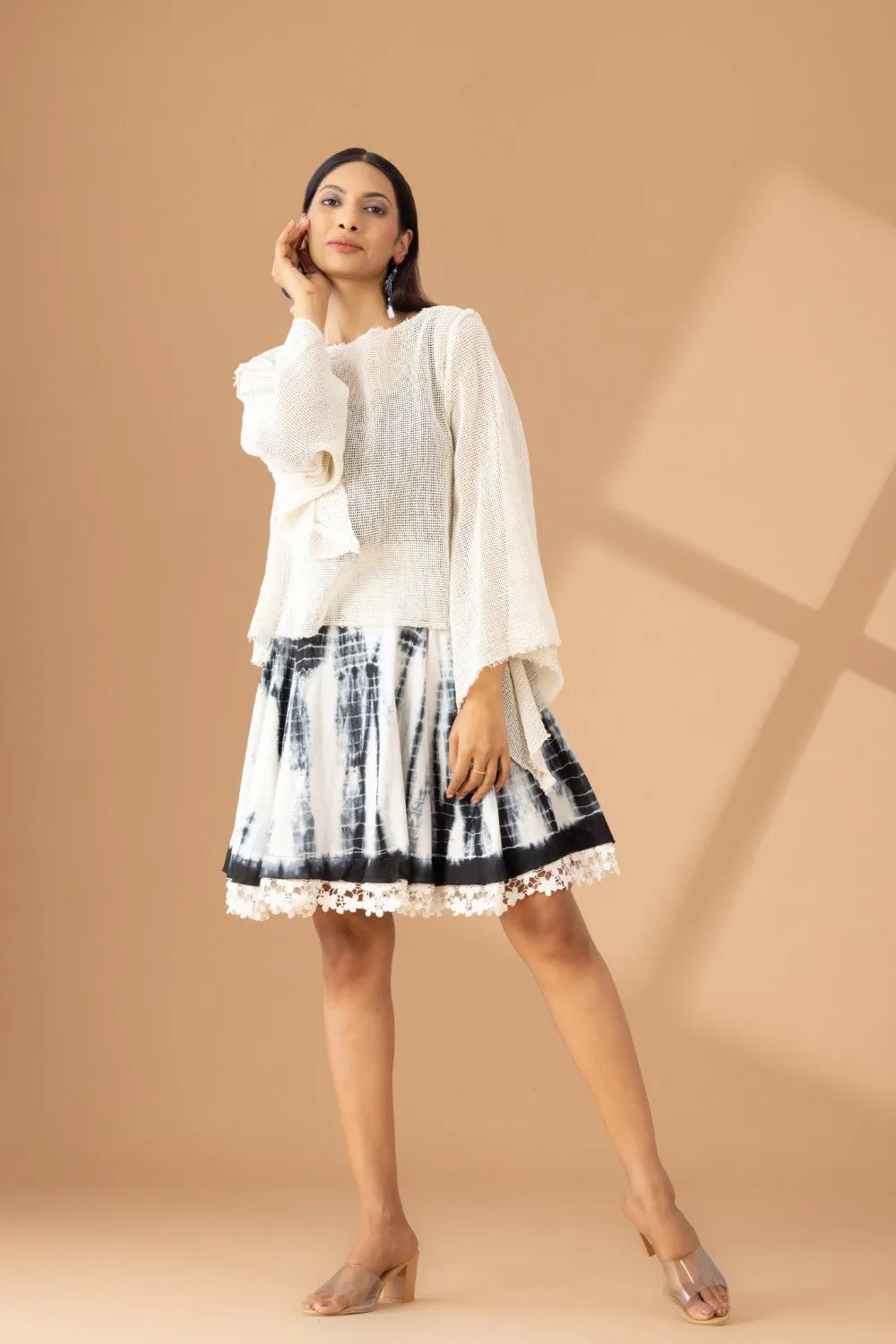 Sunset Whirl Circular Skirt