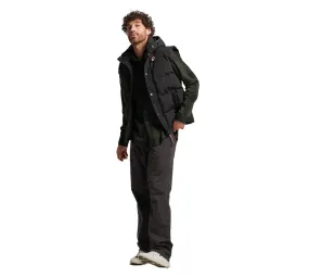 Superdry Men's Hooded Everest Gilet Black UK S-2XL