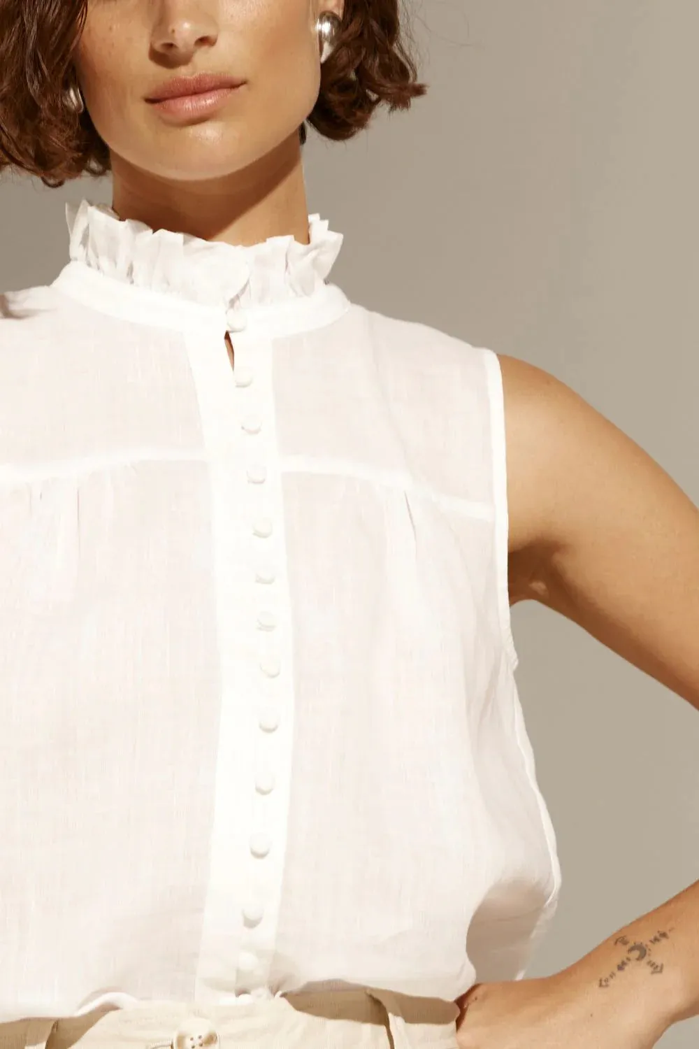 Tempo top  -  Porcelain