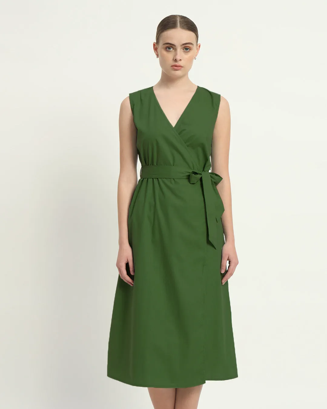 The Windsor Emerald Cotton Dress