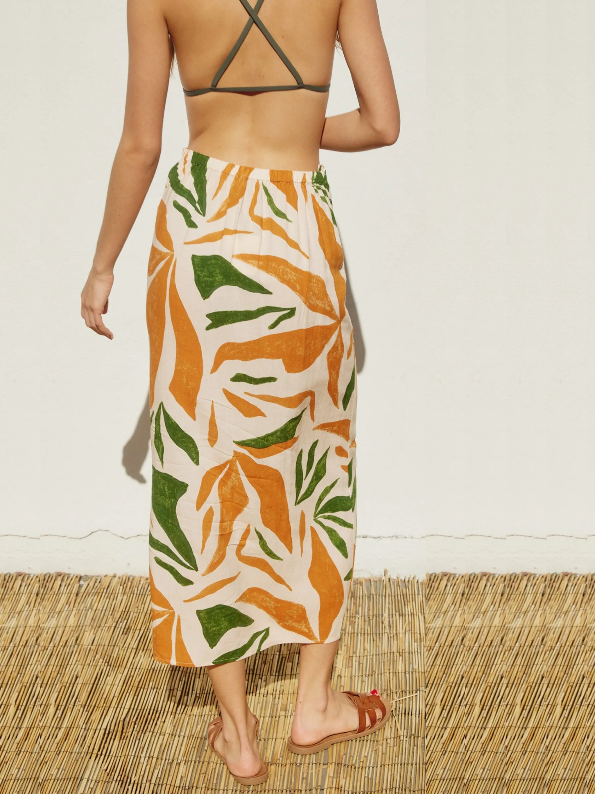 Tropical Adventures Wrap Skirt