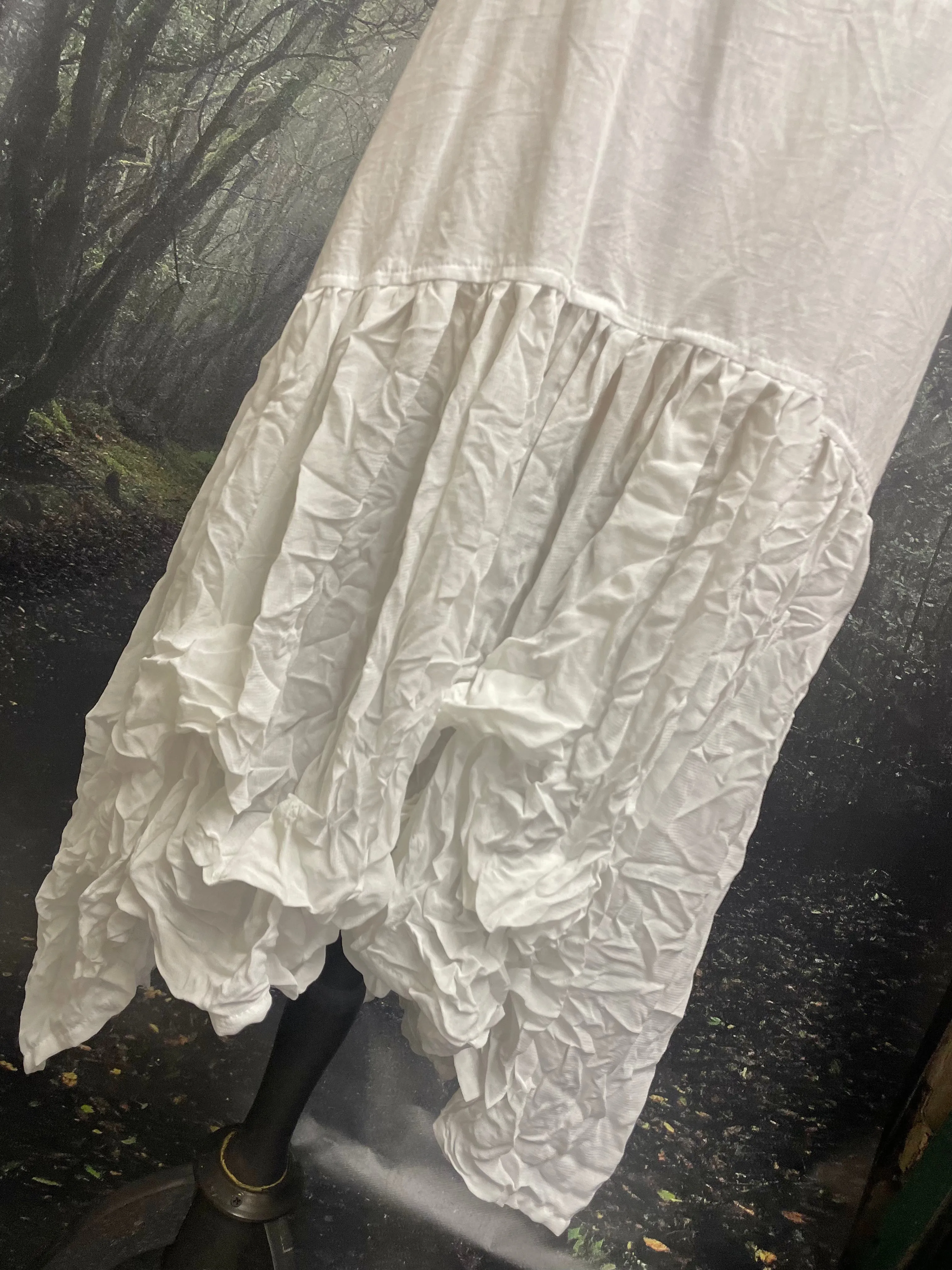 White slip dress