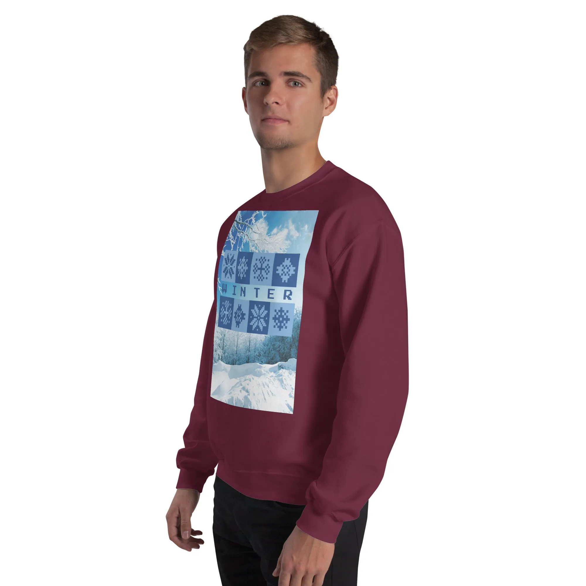 Winter Christmas Sweatshirt (Glamourange Christmas Sweatshirt Men)