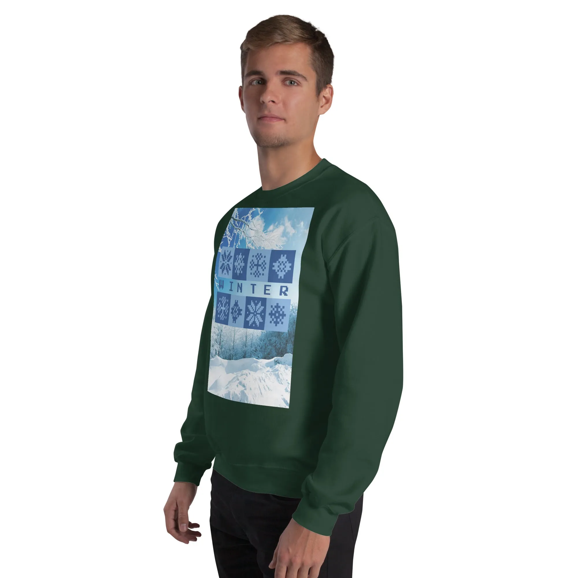 Winter Christmas Sweatshirt (Glamourange Christmas Sweatshirt Men)