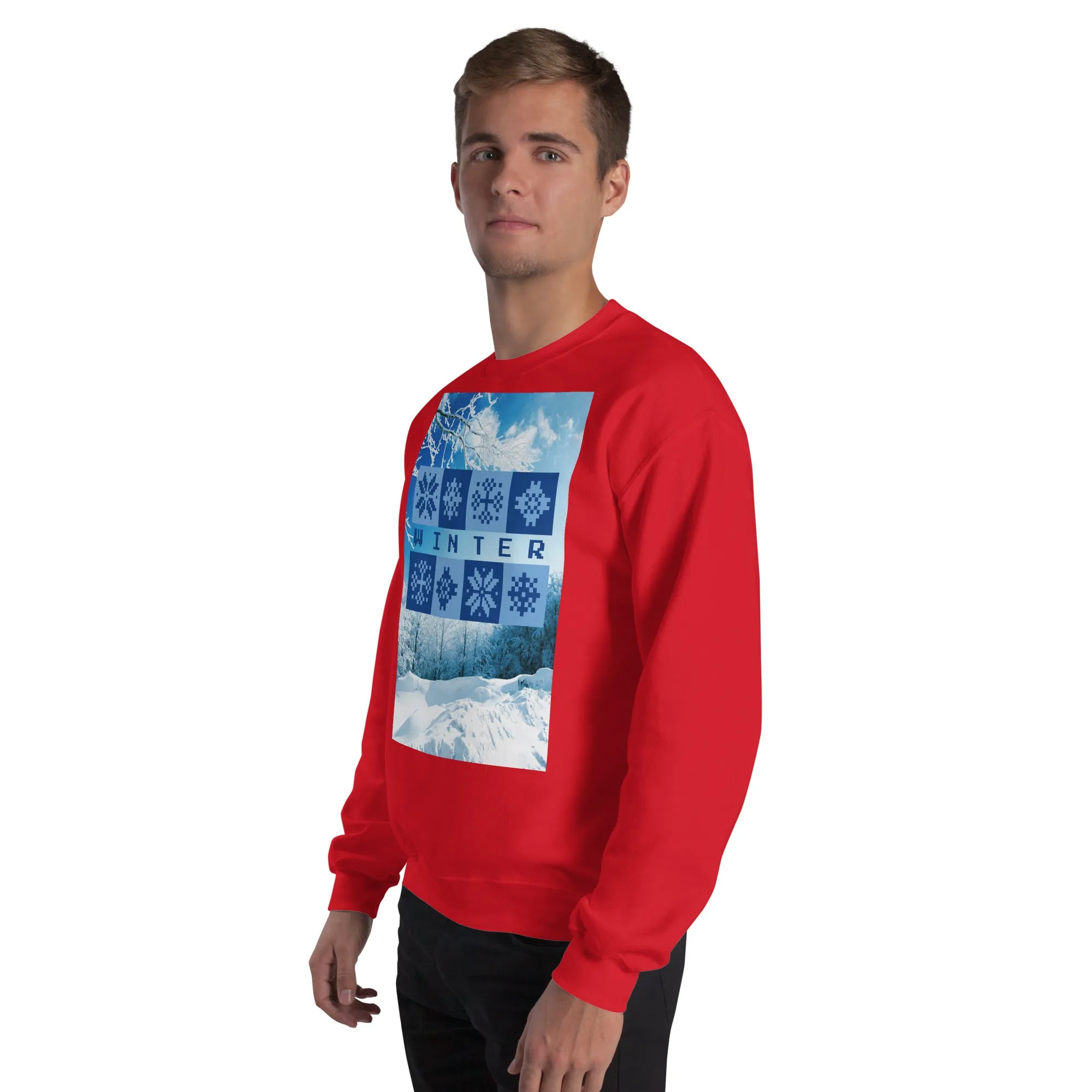 Winter Christmas Sweatshirt (Glamourange Christmas Sweatshirt Men)