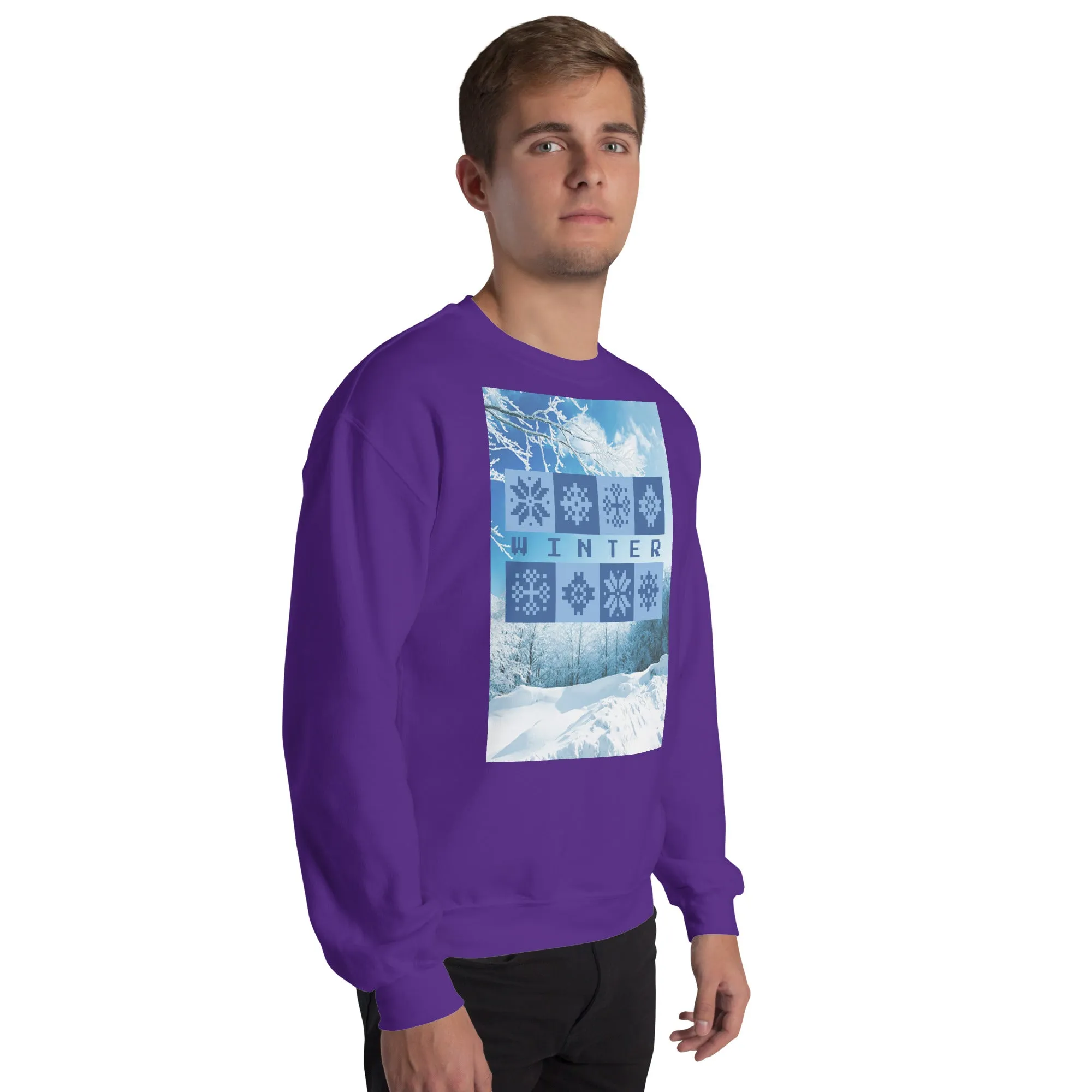 Winter Christmas Sweatshirt (Glamourange Christmas Sweatshirt Men)
