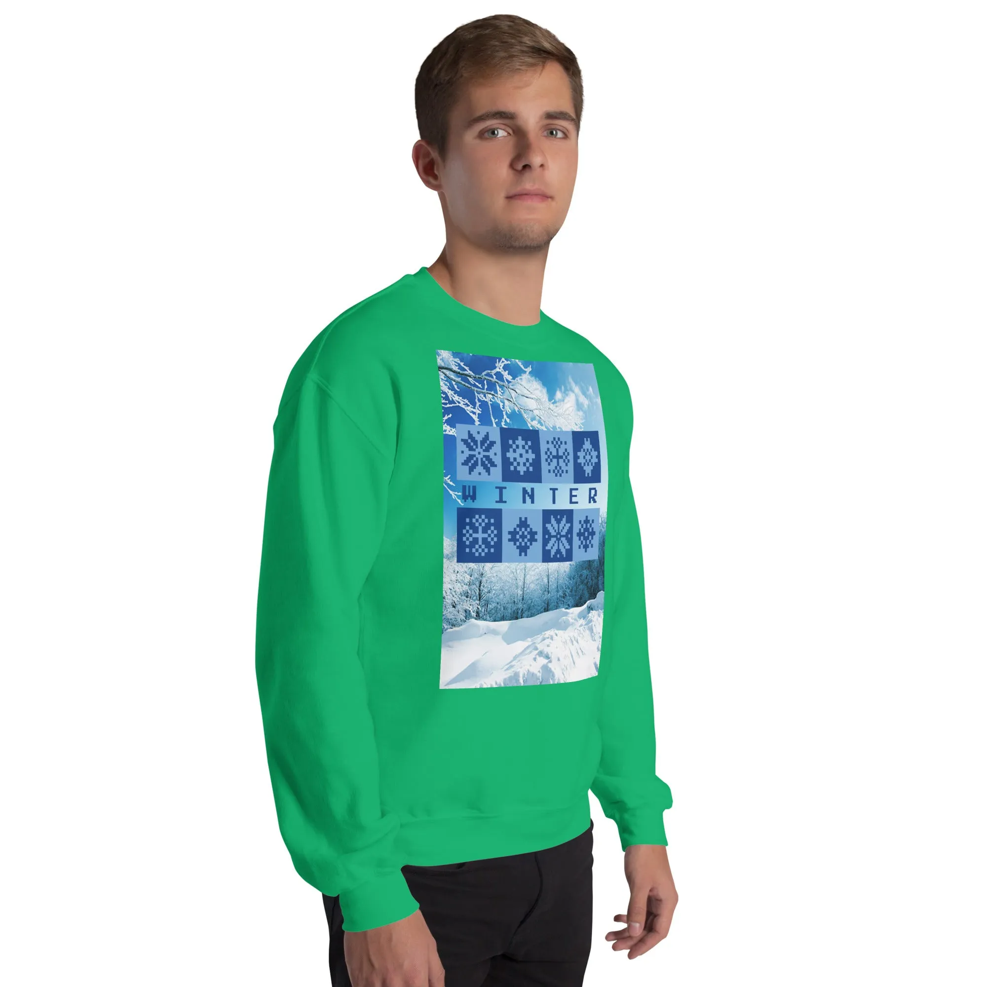 Winter Christmas Sweatshirt (Glamourange Christmas Sweatshirt Men)