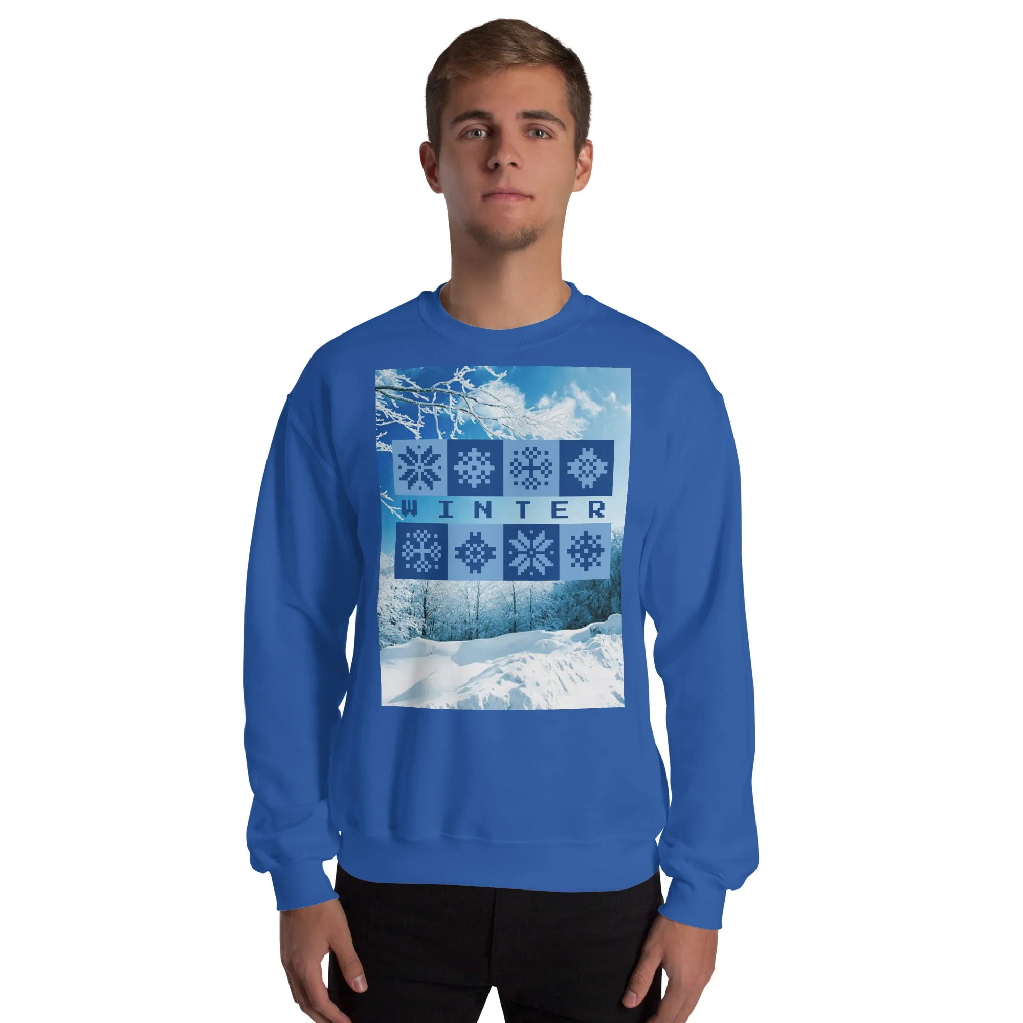 Winter Christmas Sweatshirt (Glamourange Christmas Sweatshirt Men)