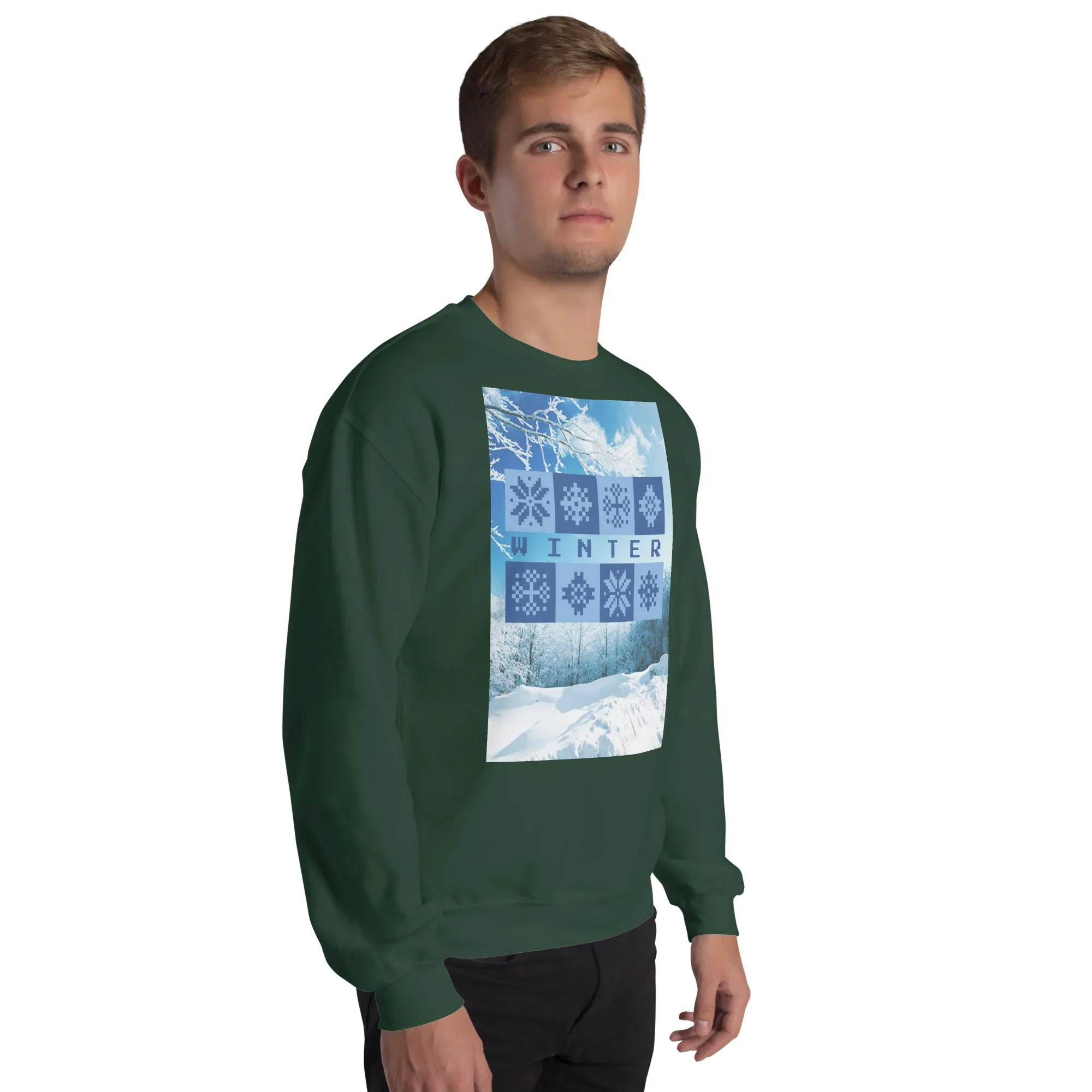 Winter Christmas Sweatshirt (Glamourange Christmas Sweatshirt Men)