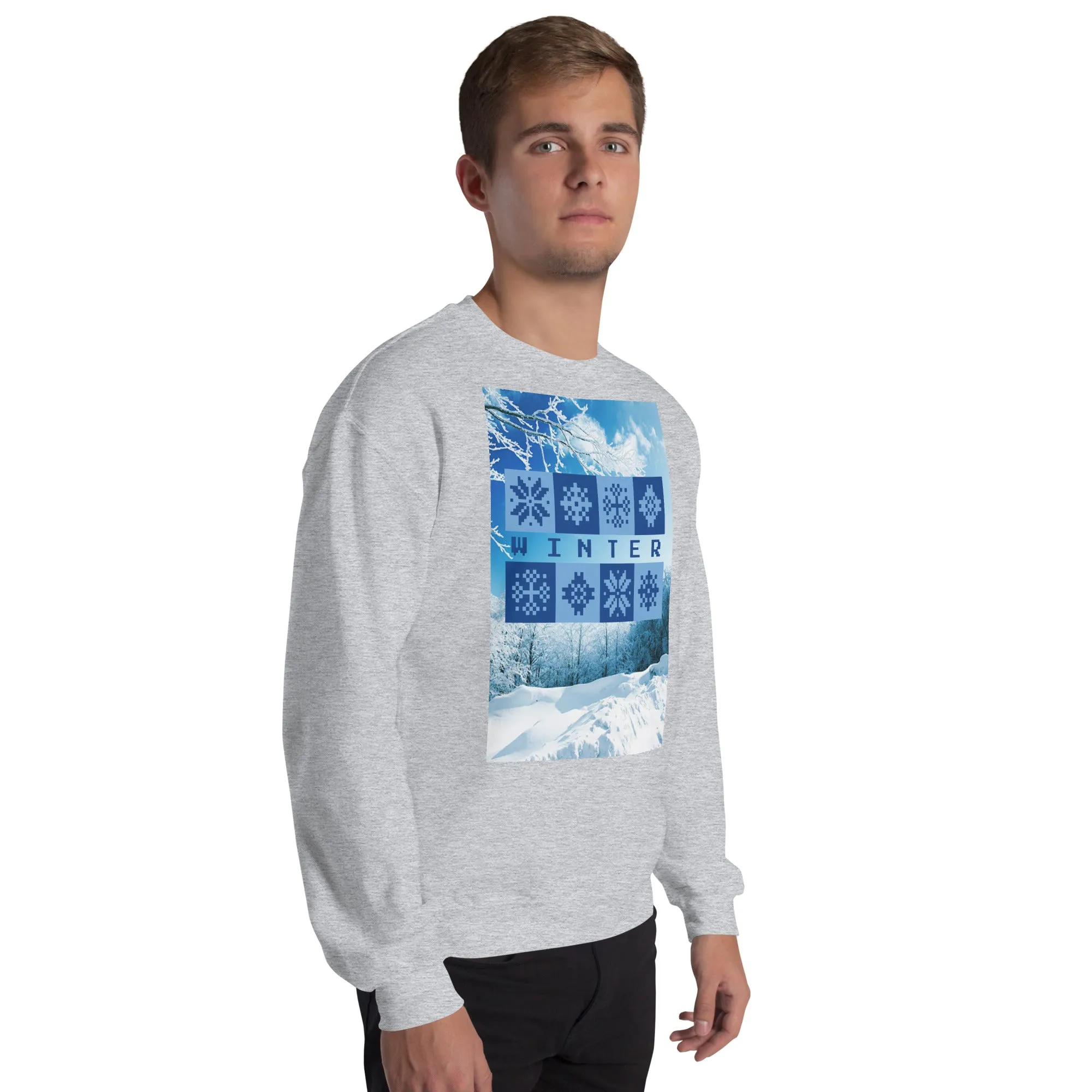 Winter Christmas Sweatshirt (Glamourange Christmas Sweatshirt Men)