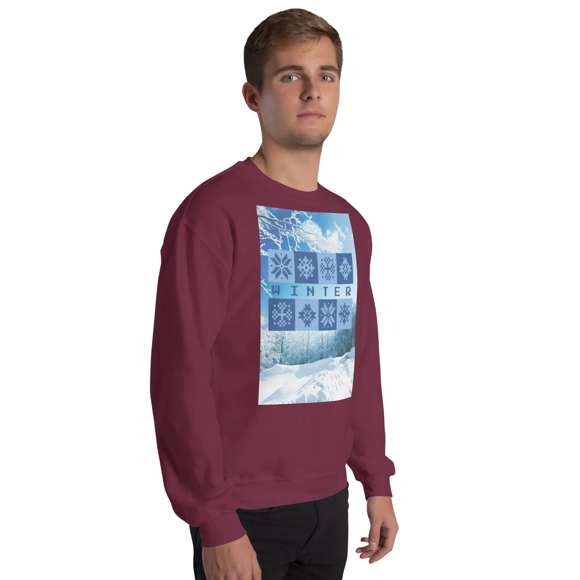 Winter Christmas Sweatshirt (Glamourange Christmas Sweatshirt Men)
