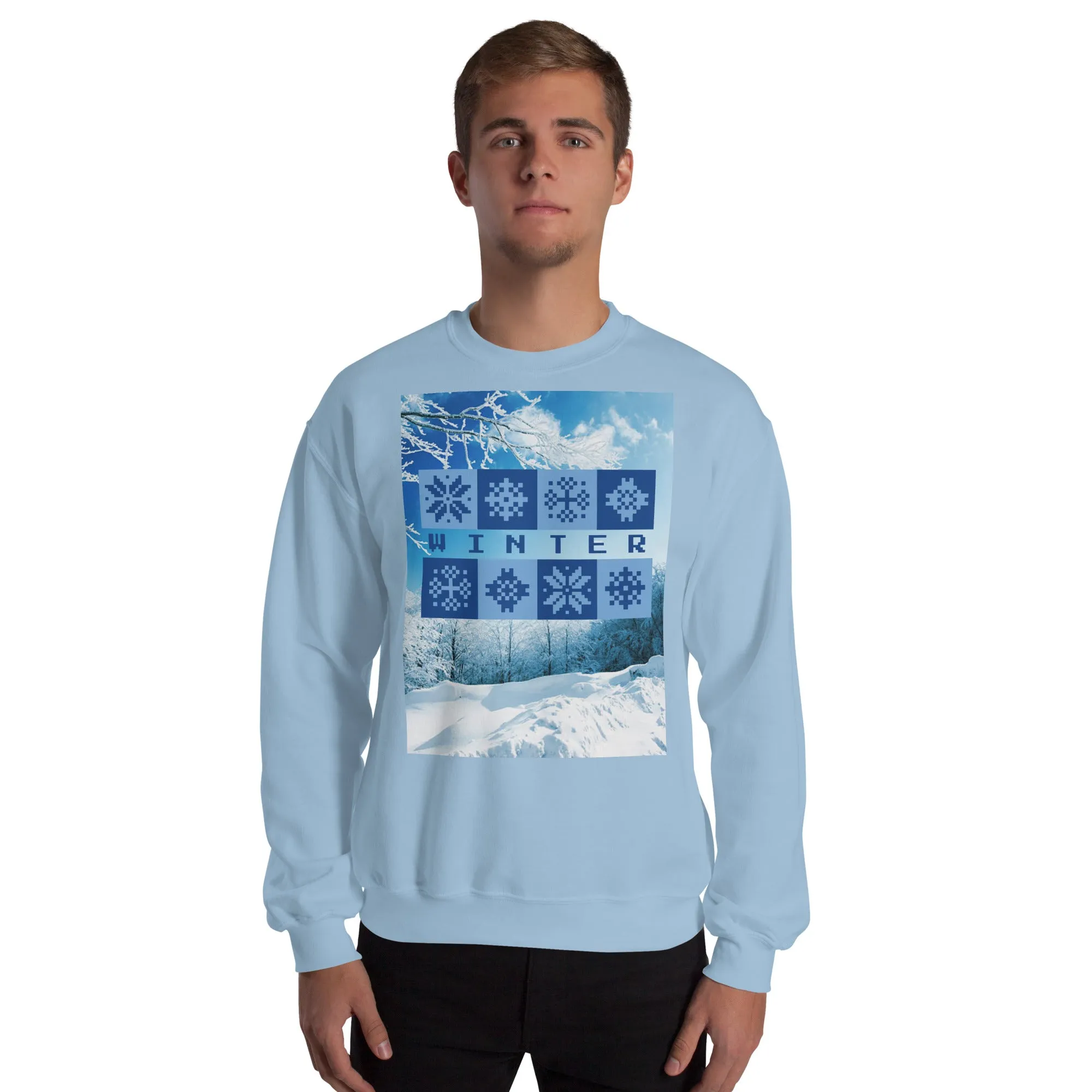 Winter Christmas Sweatshirt (Glamourange Christmas Sweatshirt Men)