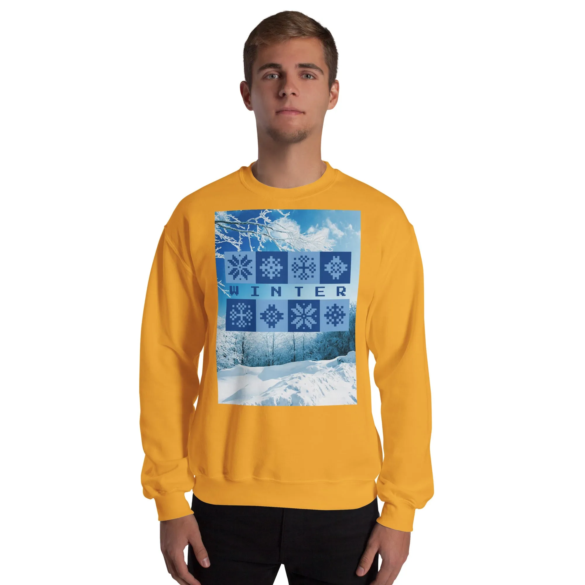 Winter Christmas Sweatshirt (Glamourange Christmas Sweatshirt Men)
