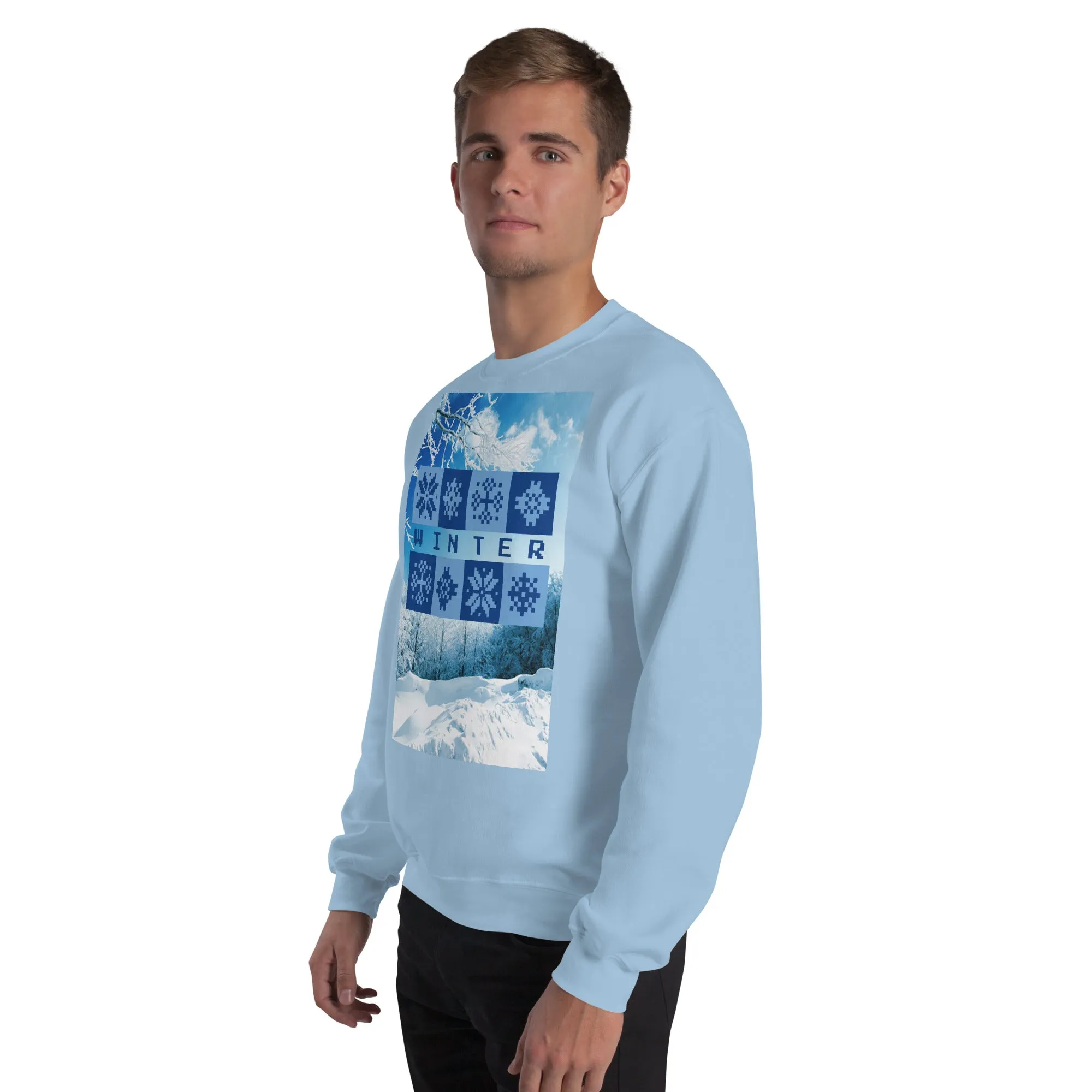 Winter Christmas Sweatshirt (Glamourange Christmas Sweatshirt Men)