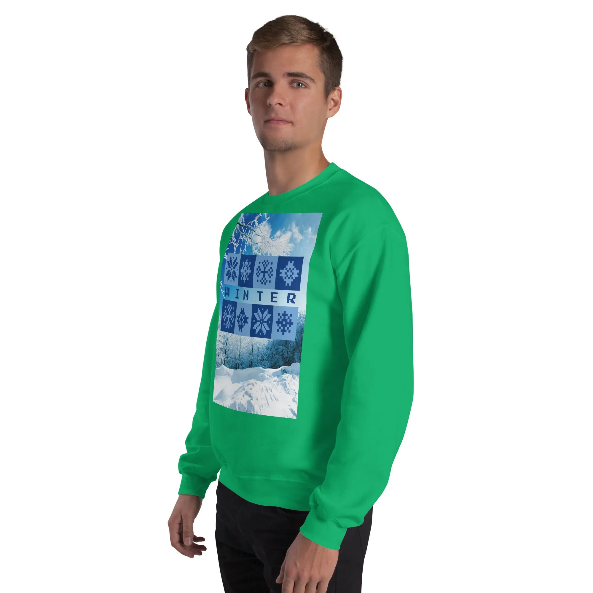 Winter Christmas Sweatshirt (Glamourange Christmas Sweatshirt Men)