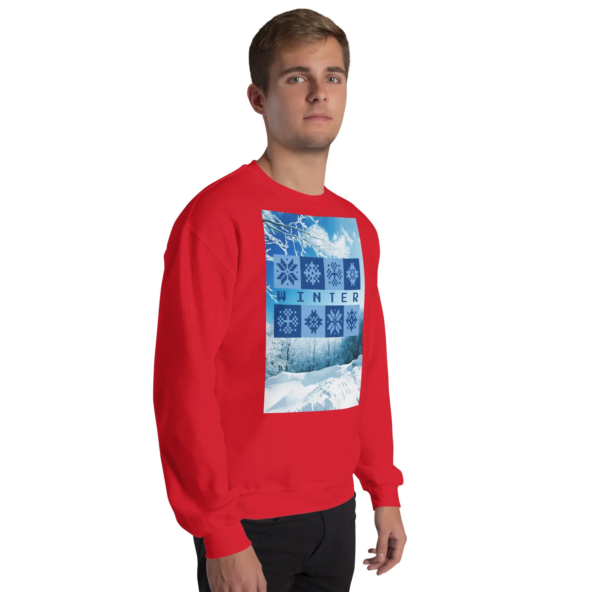 Winter Christmas Sweatshirt (Glamourange Christmas Sweatshirt Men)