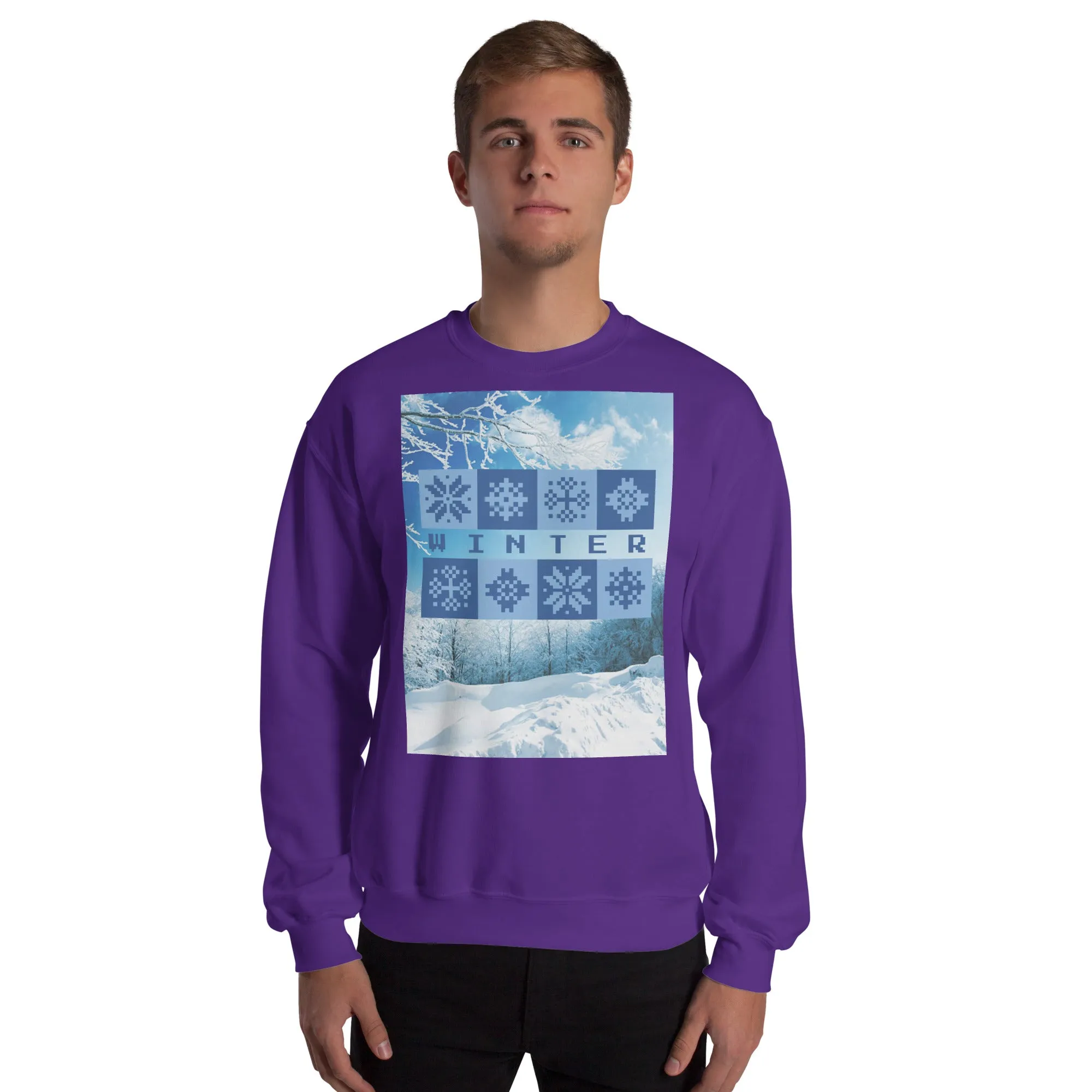 Winter Christmas Sweatshirt (Glamourange Christmas Sweatshirt Men)