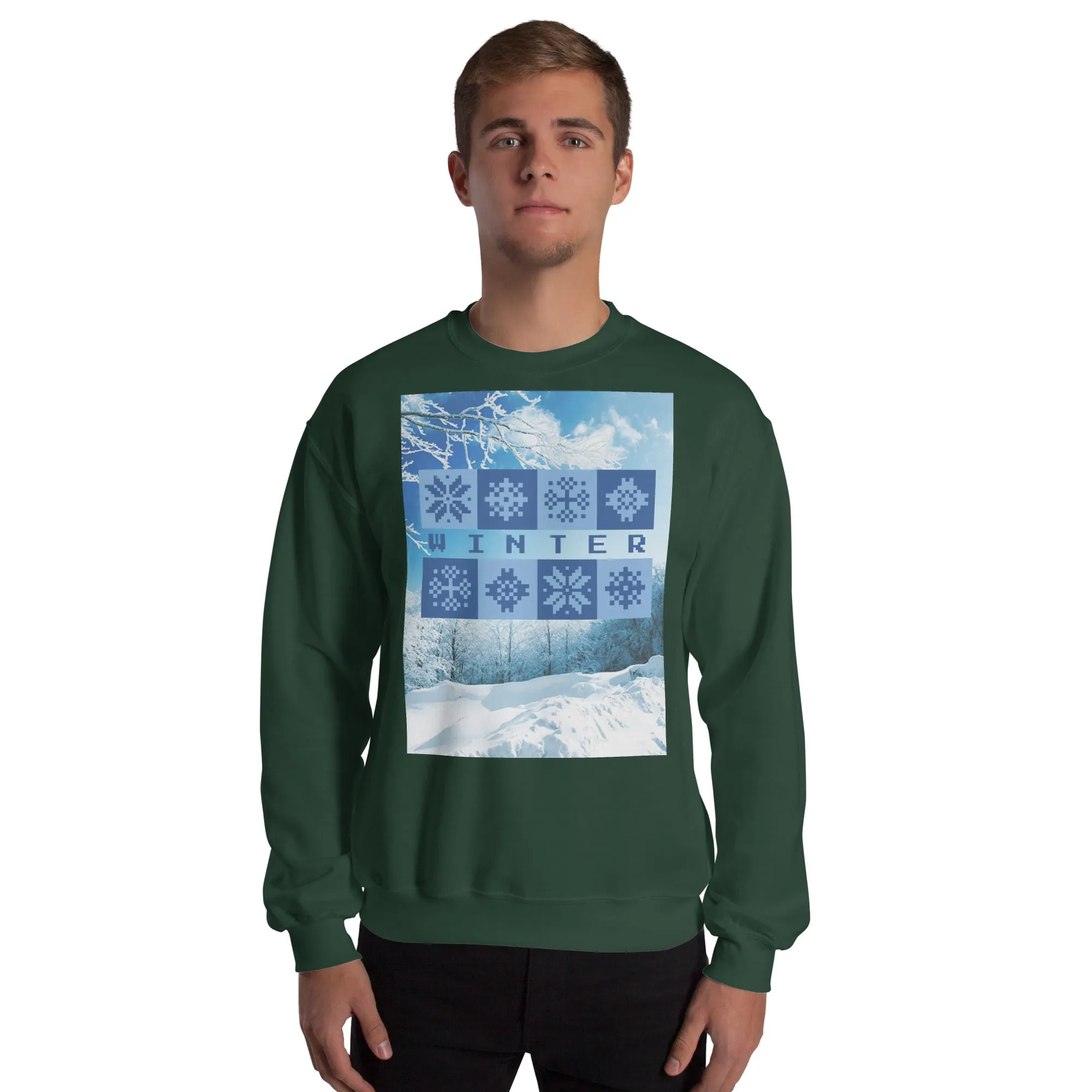 Winter Christmas Sweatshirt (Glamourange Christmas Sweatshirt Men)