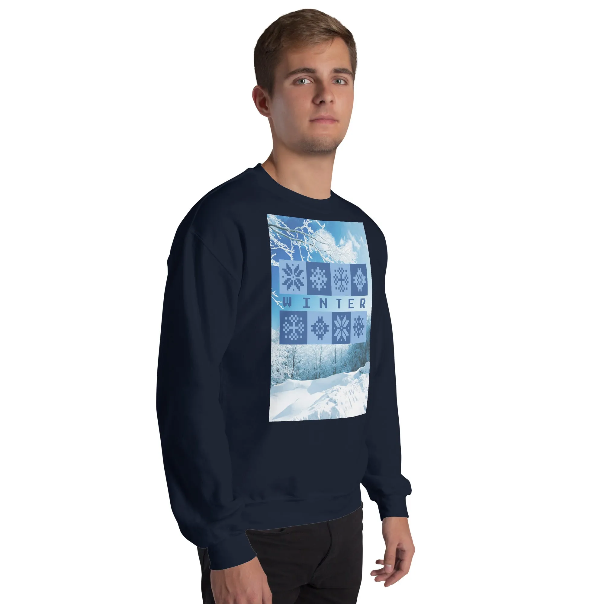 Winter Christmas Sweatshirt (Glamourange Christmas Sweatshirt Men)