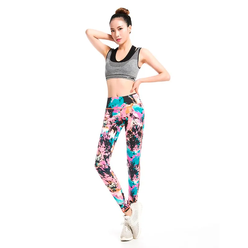 Women's Summer Casual Spandex High-Waist Leggings With Print