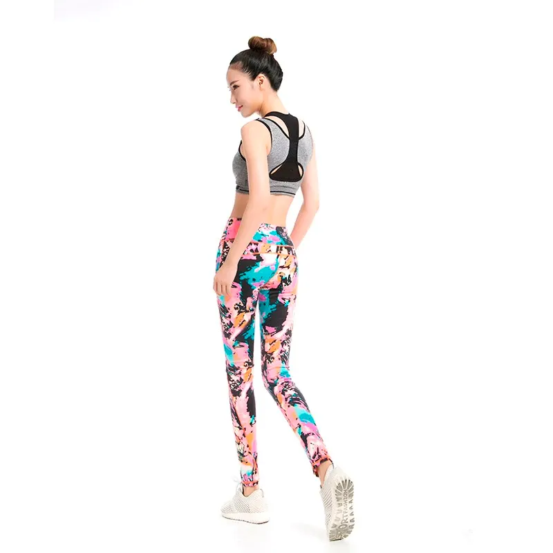 Women's Summer Casual Spandex High-Waist Leggings With Print