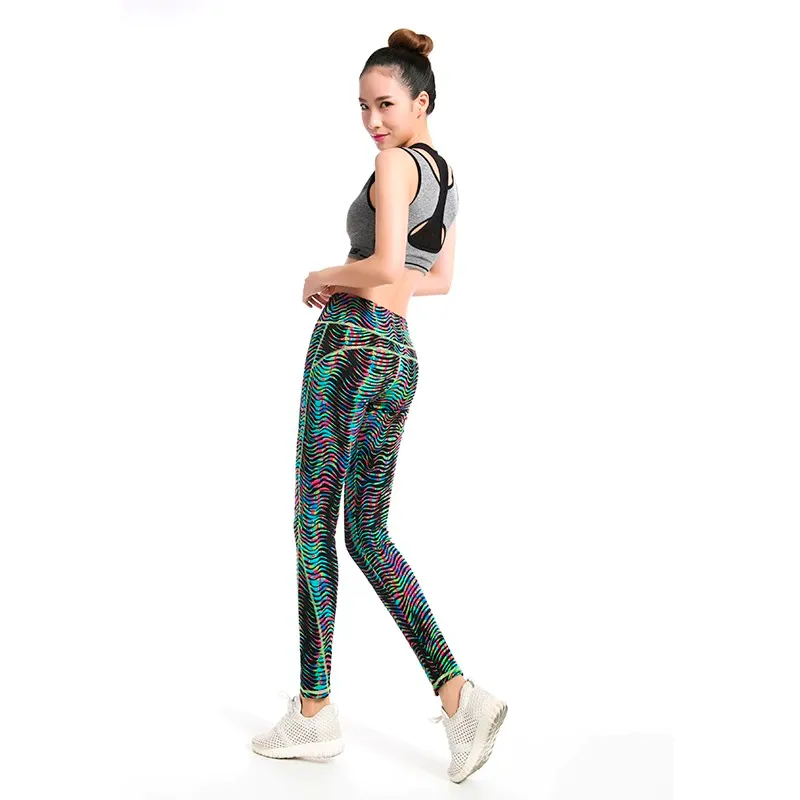 Women's Summer Casual Spandex High-Waist Leggings With Print