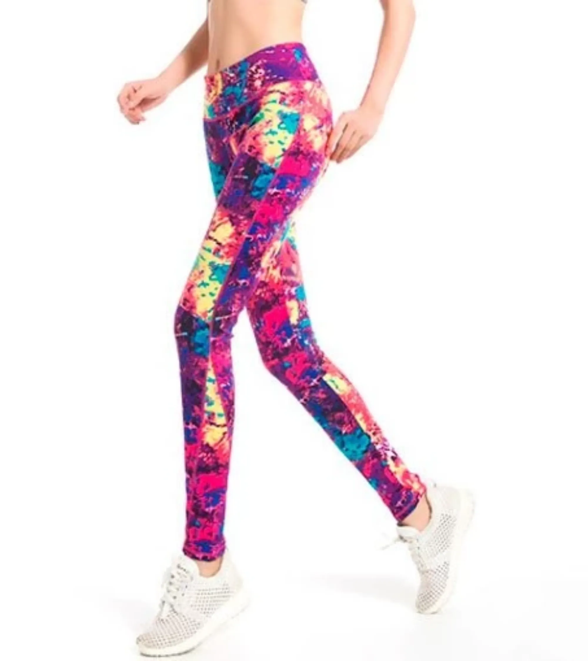 Women's Summer Casual Spandex High-Waist Leggings With Print
