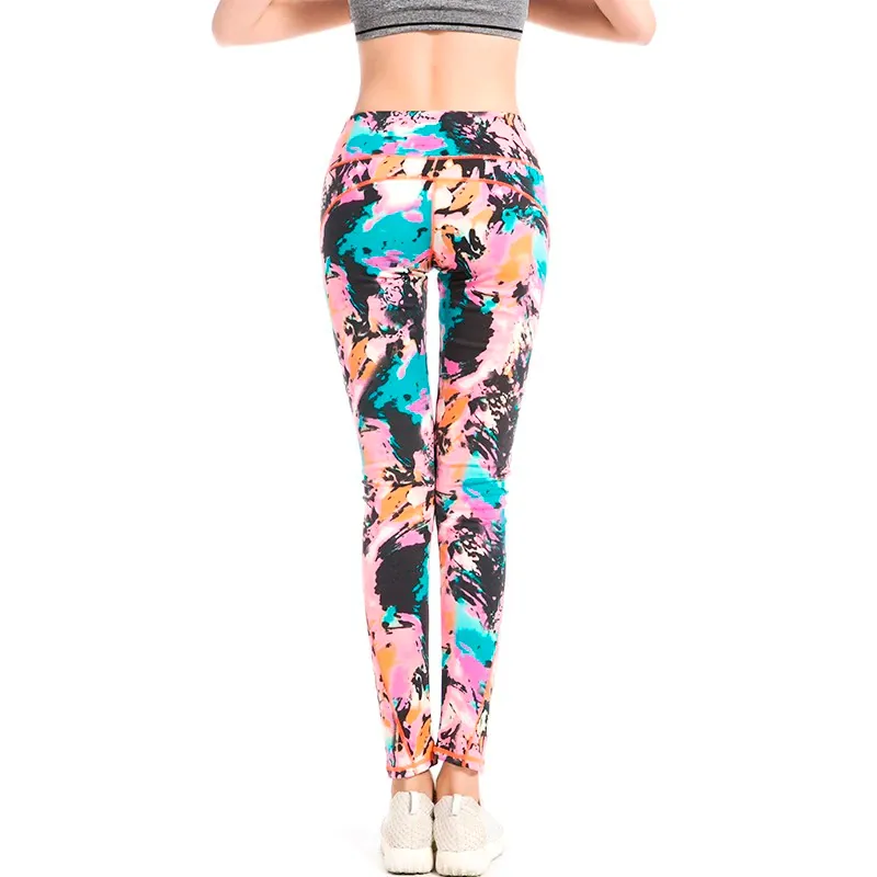 Women's Summer Casual Spandex High-Waist Leggings With Print