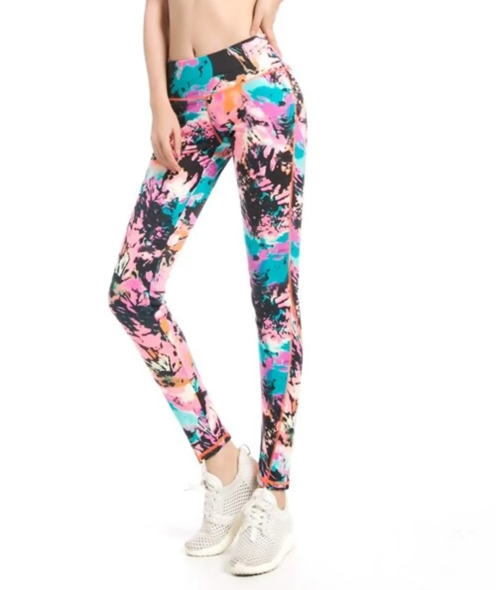 Women's Summer Casual Spandex High-Waist Leggings With Print