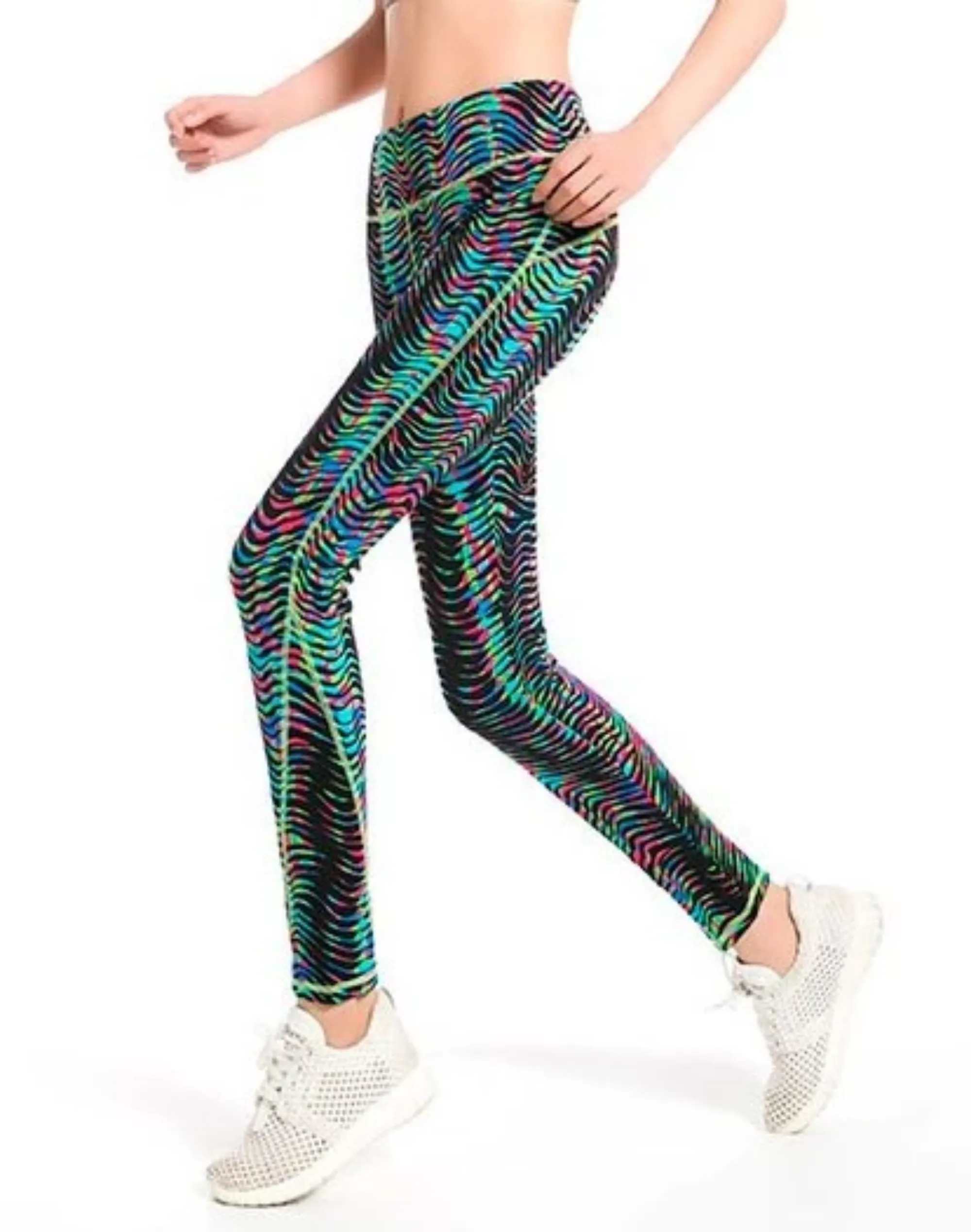 Women's Summer Casual Spandex High-Waist Leggings With Print