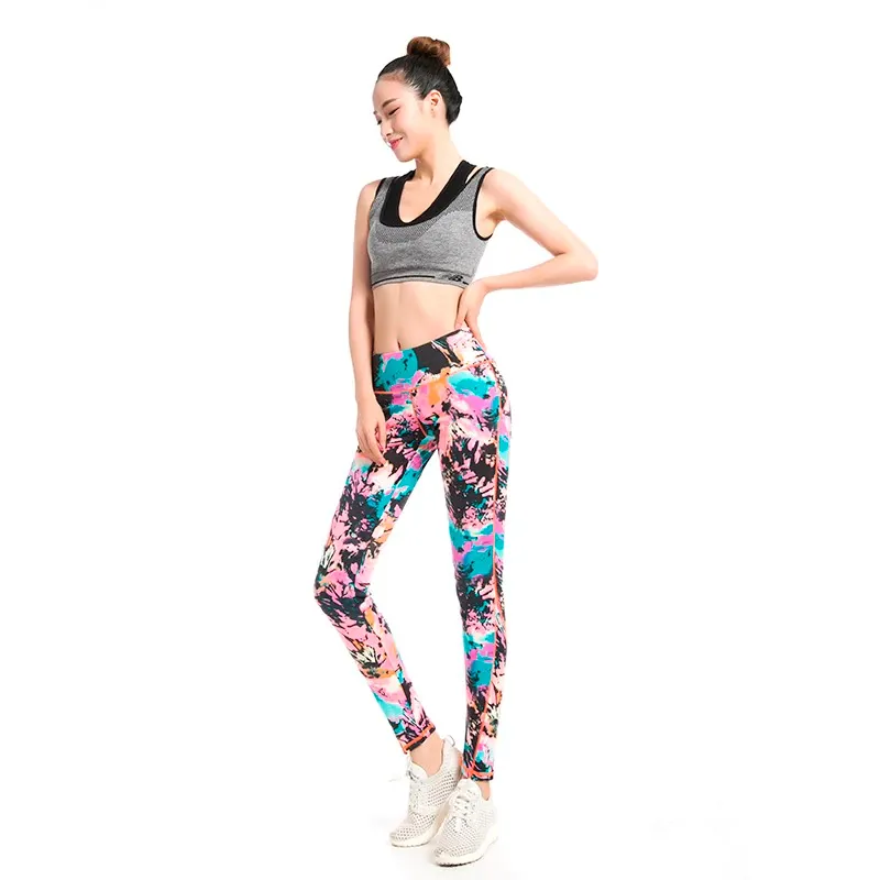 Women's Summer Casual Spandex High-Waist Leggings With Print