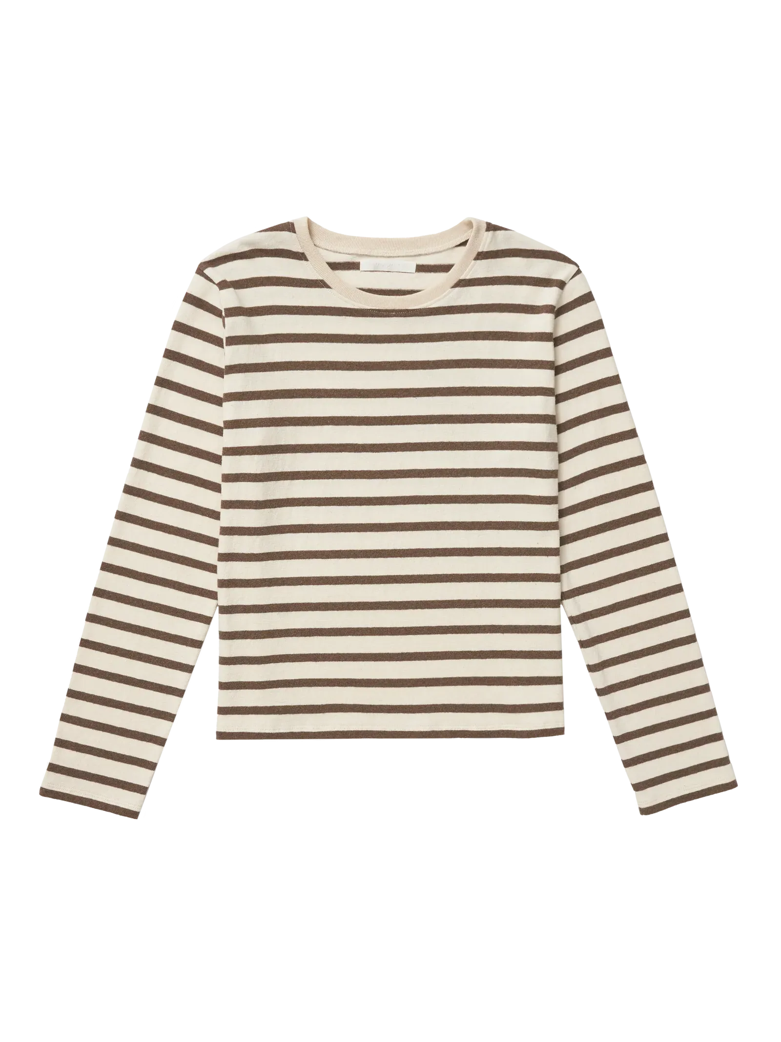 Wyeth - Carmen - Long Sleeve Top in Ecru/Chocolate